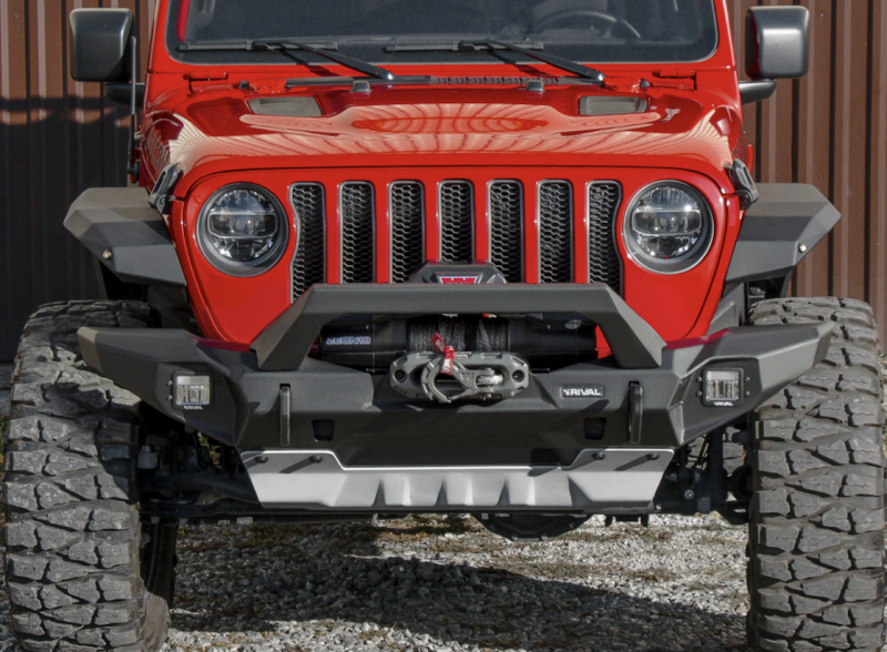 Jeep Wrangler Front Bumper - Rival 4x4 - Full-Width Aluminum - `18-`26